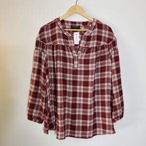 Lane Bryant classic bracelet Sleeve Pop over casual top NWT Size 14